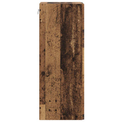 vidaXL Wall-Mounted Cabinet Old Wood 66 x 34.5 x 90 cm Engineered Wood 5