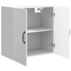 vidaXL Wall-Mounted Cabinet High Gloss White 59 x 31 x 60 cm 3