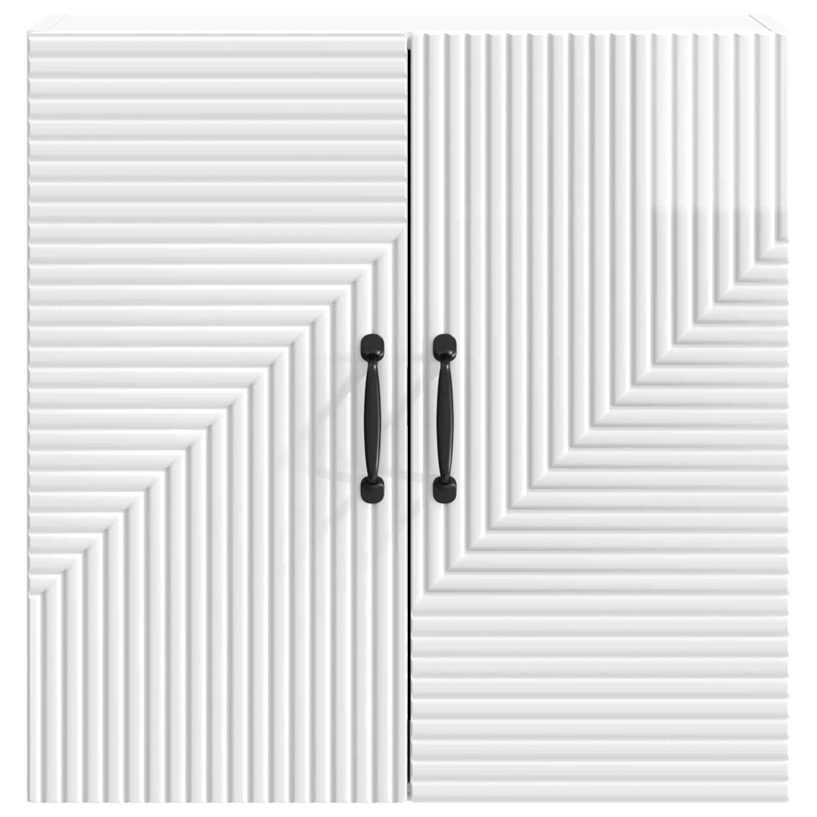 vidaXL Wall-Mounted Cabinet High Gloss White 59 x 31 x 60 cm 4