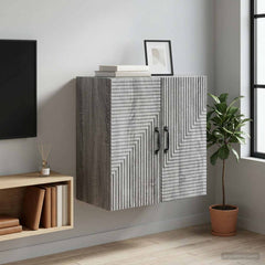 Wall-Mounted Cabinet 59 x 31 x 60 cm Engineered Wood Grey sonoma