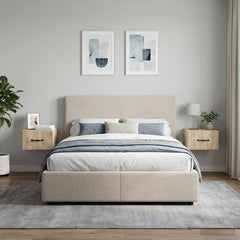 Wall-Mounted Bedside Cabinet 34.5 x 33 x 20 cm Sonoma oak 2