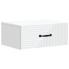 vidaXL Wall-Mounted Bedside Cabinet 2 pcs White 49 x 34.5 x 20 cm 5