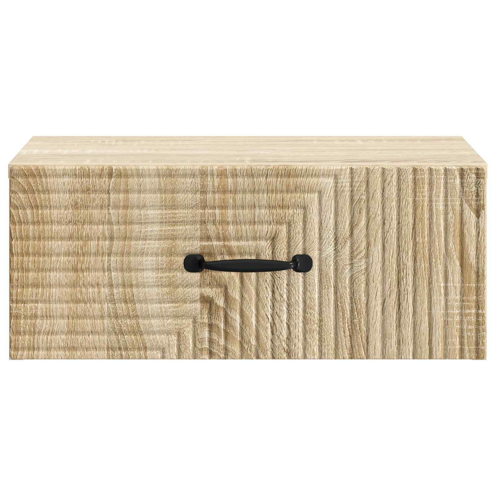 vidaXL Wall-Mounted Bedside Cabinet Sonoma Oak 49 x 34.5 x 20 cm 5