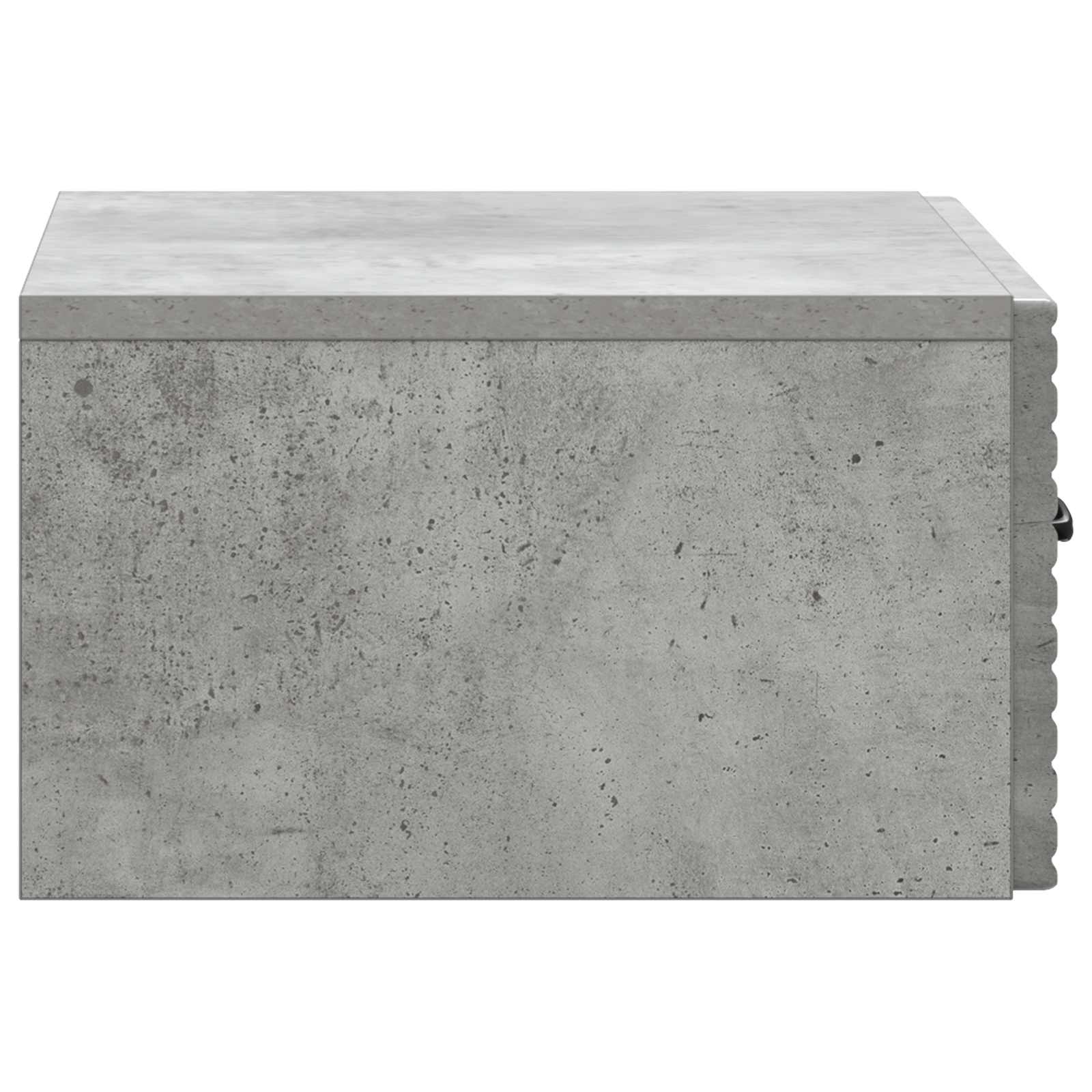 vidaXL Wall-Mounted Bedside Cabinet Concrete Grey 49 x 34.5 x 20 cm 6