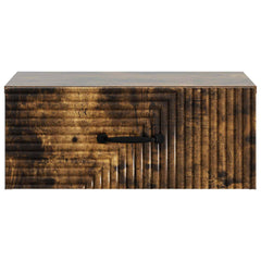 vidaXL Wall-Mounted Bedside Cabinet Smoked Oak 49 x 34.5 x 20 cm 5