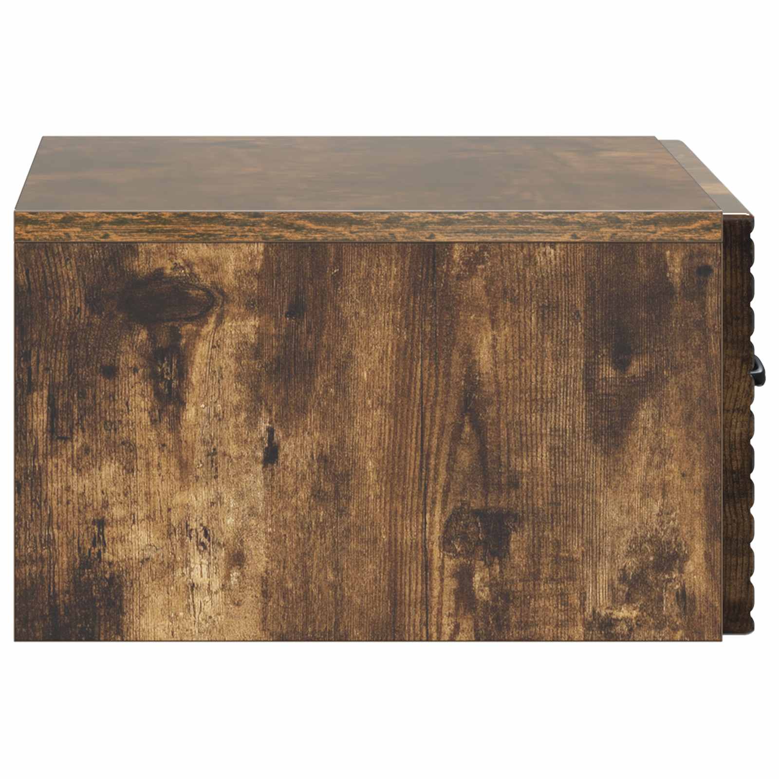 vidaXL Wall-Mounted Bedside Cabinet Smoked Oak 49 x 34.5 x 20 cm 6