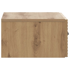 vidaXL Wall-Mounted Bedside Cabinet Artisan Oak 49 x 34.5 x 20 cm 6