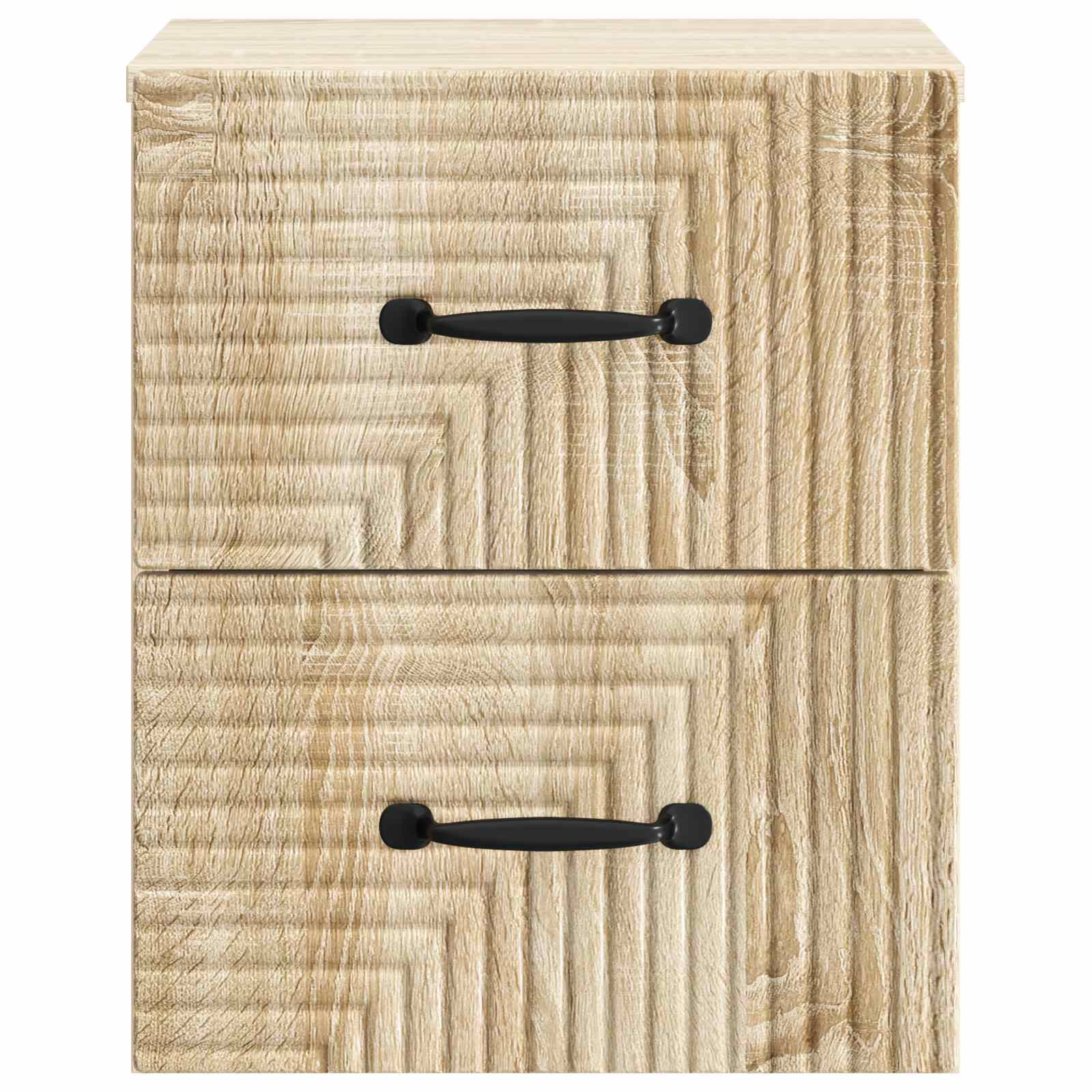 vidaXL Wall-Mounted Bedside Cabinet Sonoma Oak 34.5 x 33 x 40 cm 5