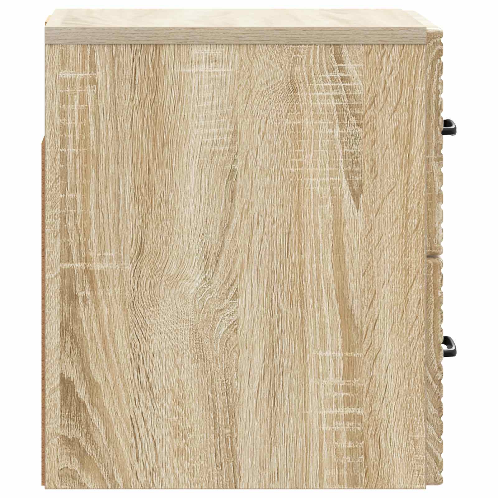 vidaXL Wall-Mounted Bedside Cabinet Sonoma Oak 34.5 x 33 x 40 cm 6