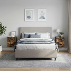 vidaXL Wall-Mounted Bedside Cabinet 34.5 x 33 x 40 cm