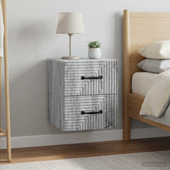 vidaXL Wall-Mounted Bedside Cabinet 34.5 x 33 x 40 cm