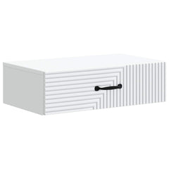 vidaXL Wall-Mounted Side Table White 59 x 34.5 x 17 cm Engineered Wood 2