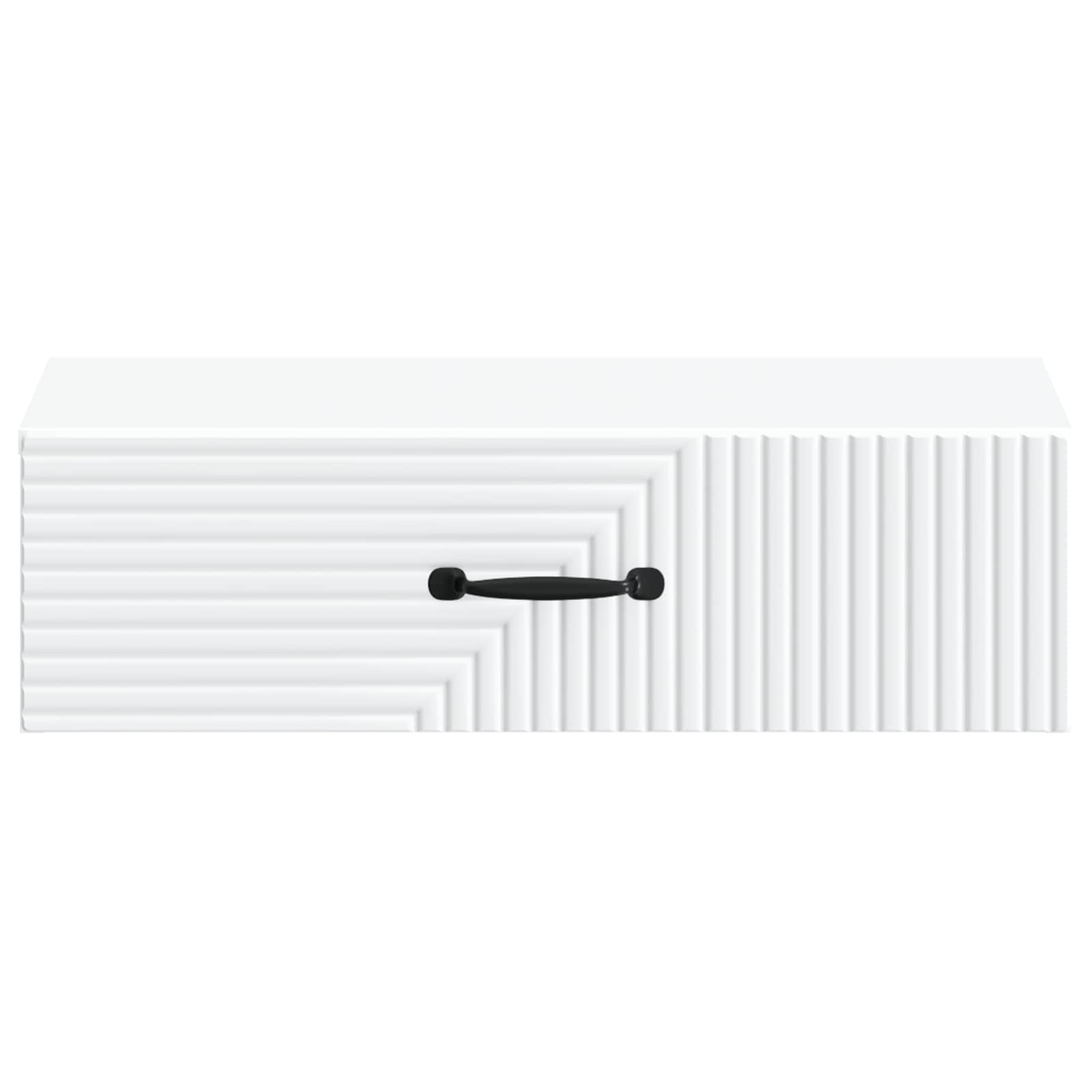 vidaXL Wall-Mounted Side Table White 59 x 34.5 x 17 cm Engineered Wood 5