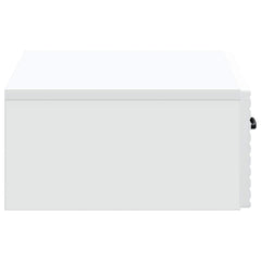 vidaXL Wall-Mounted Side Table White 59 x 34.5 x 17 cm Engineered Wood 6