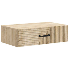 vidaXL Wall-Mounted Side Table 59 x 34.5 x 17 cm Engineered Wood 2