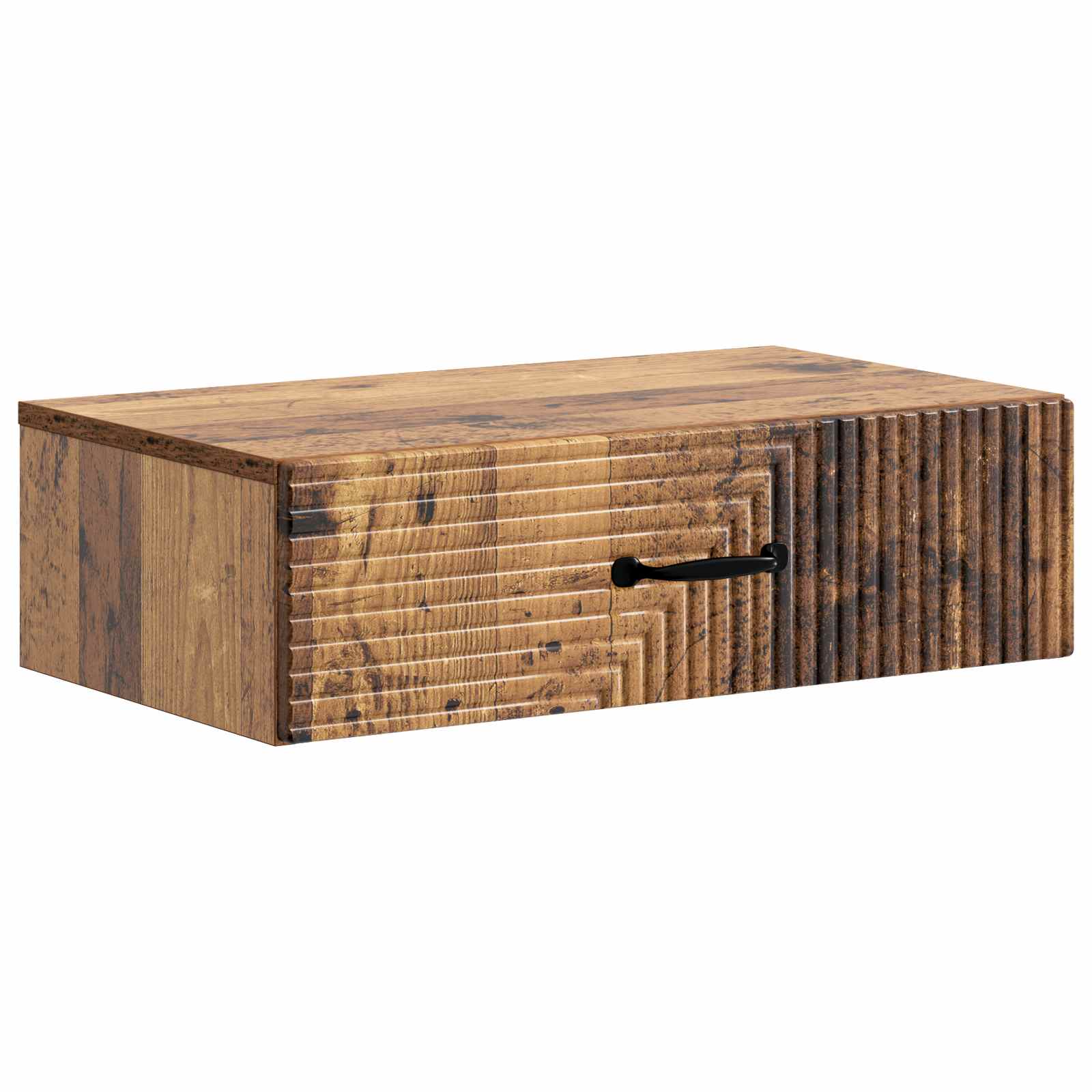vidaXL Wall-Mounted Side Table 59 x 34.5 x 17 cm Engineered Wood 2