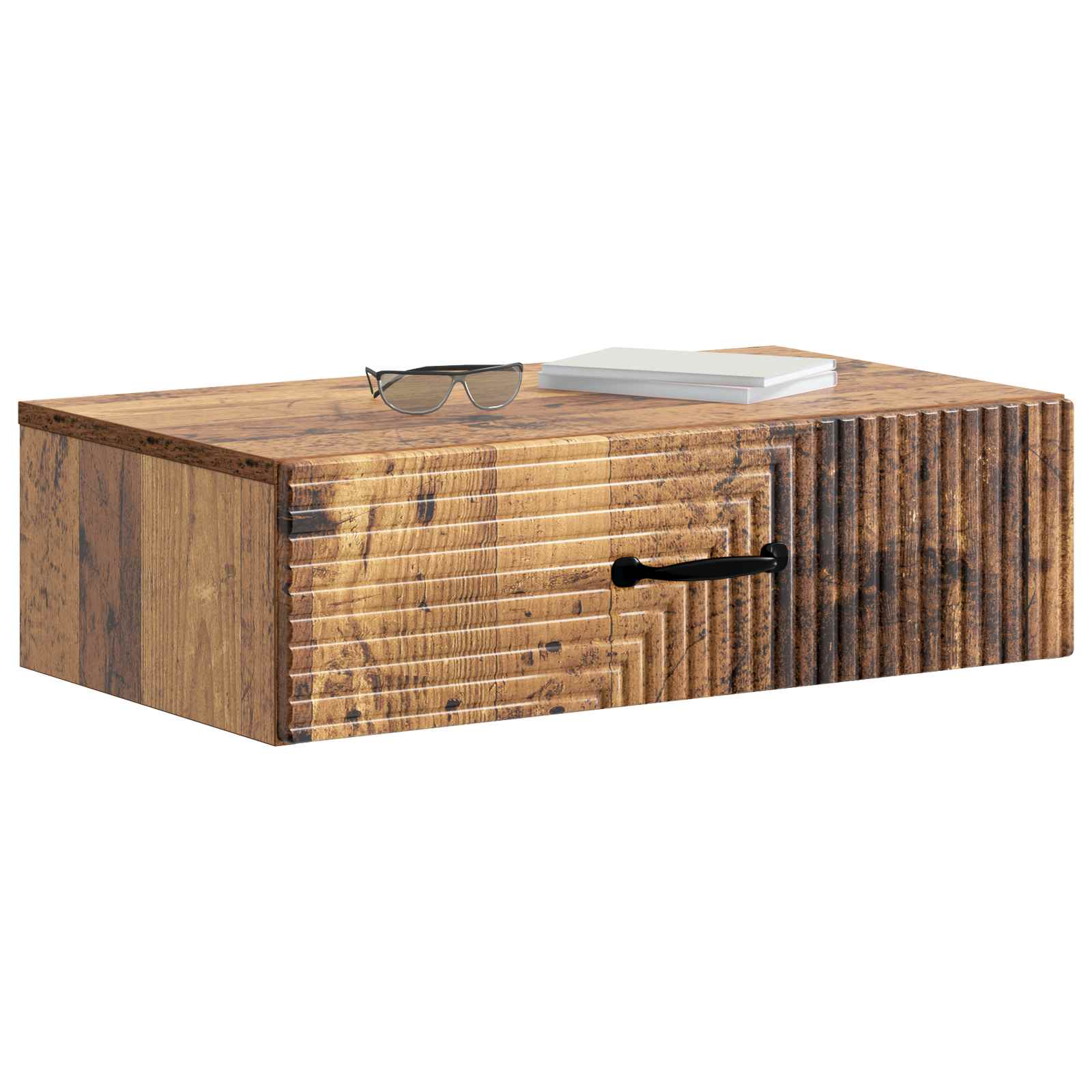 vidaXL Wall-Mounted Side Table 59 x 34.5 x 17 cm Engineered Wood 3