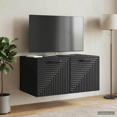 Wall-Mounted TV Cabinet 59.5 x 41 x 30 cm Black