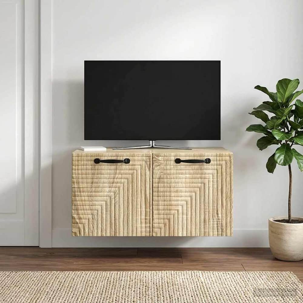 Wall-Mounted TV Cabinet 59.5 x 41 x 30 cm Sonoma oak