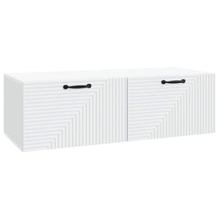 vidaXL Wall-Mounted TV Cabinet White 98 x 41 x 30 cm Engineered Wood 2