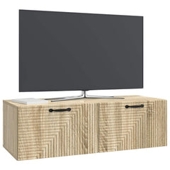 Wall-Mounted TV Cabinet 98 x 41 x 30 cm Drop 41 cm Width 98 cm Sonoma oak