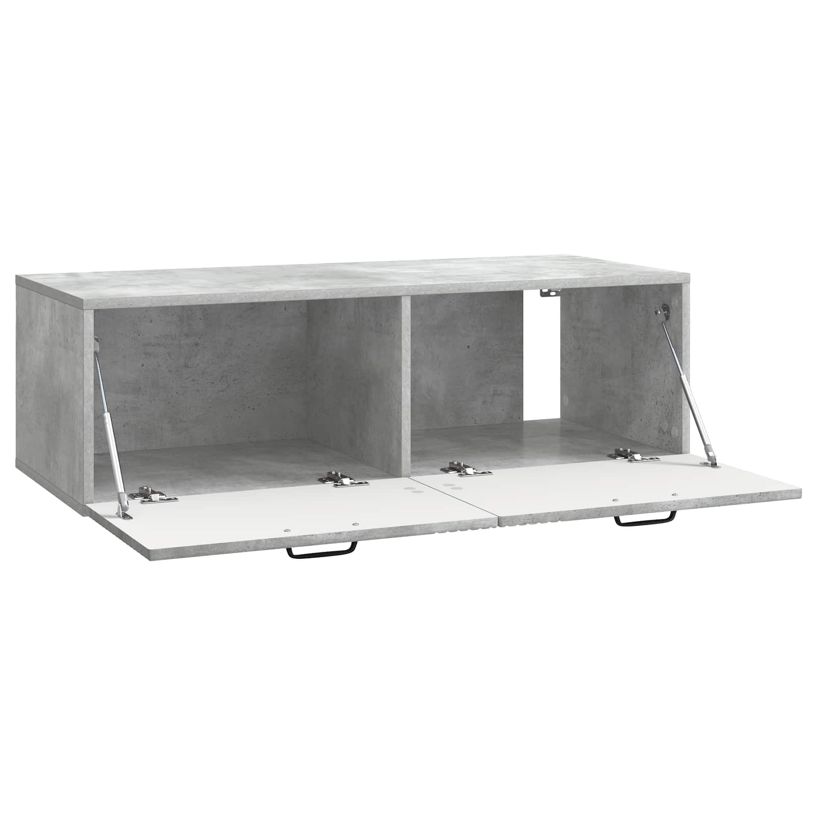 vidaXL Wall-Mounted TV Cabinet Concrete Grey 98 x 41 x 30 cm 5
