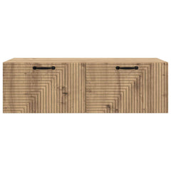 vidaXL Wall-Mounted TV Cabinet 98 x 41 x 30 cm Artisan Oak 6