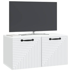 vidaXL Wall-Mounted TV Cabinet White 59.5 x 31 x 30 cm Engineered Wood 3