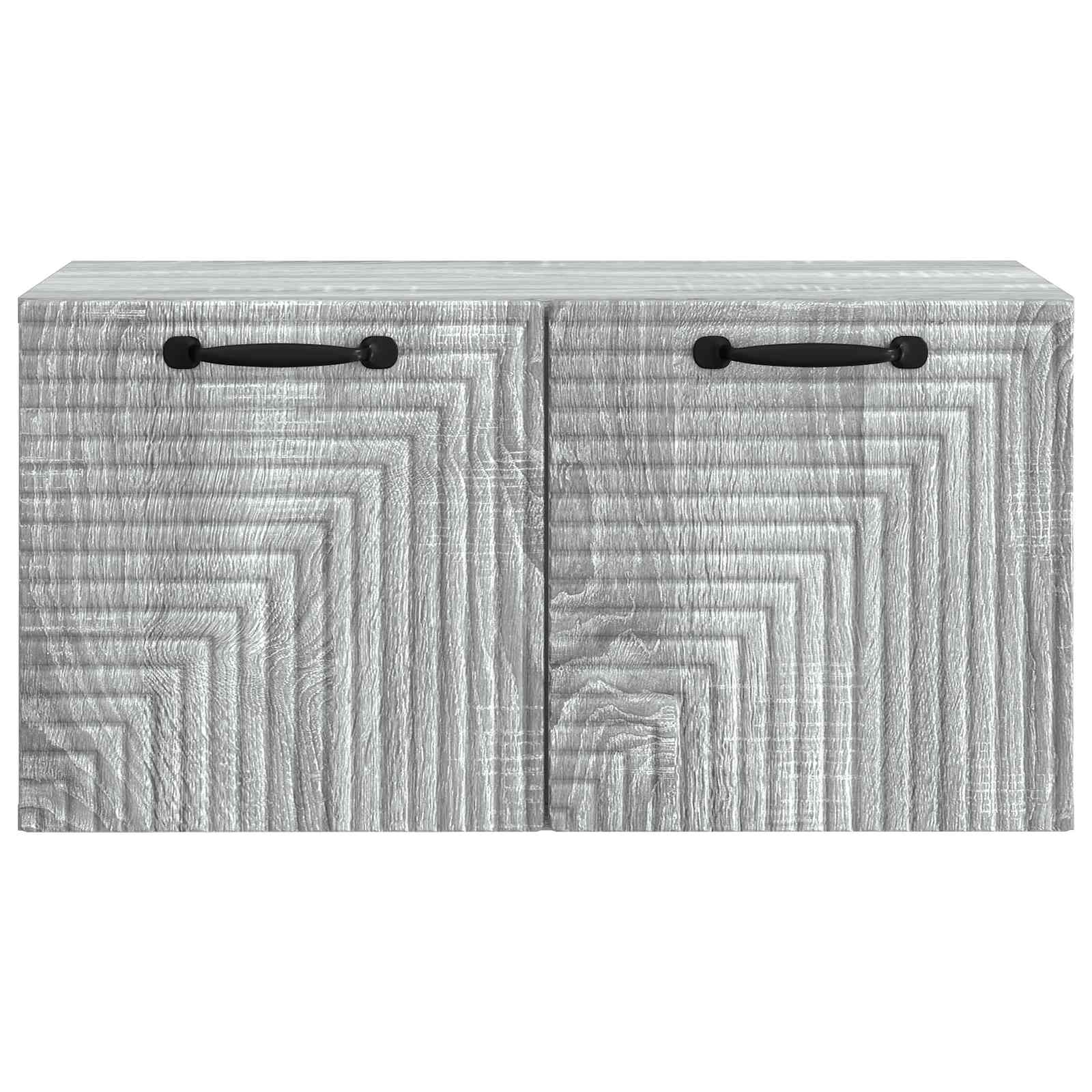 vidaXL Wall-Mounted TV Cabinet Grey Sonoma 59.5 x 31 x 30 cm 6