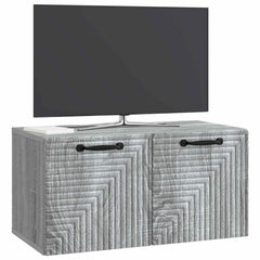 vidaXL Wall-Mounted TV Cabinet Grey Sonoma 59.5 x 31 x 30 cm 3