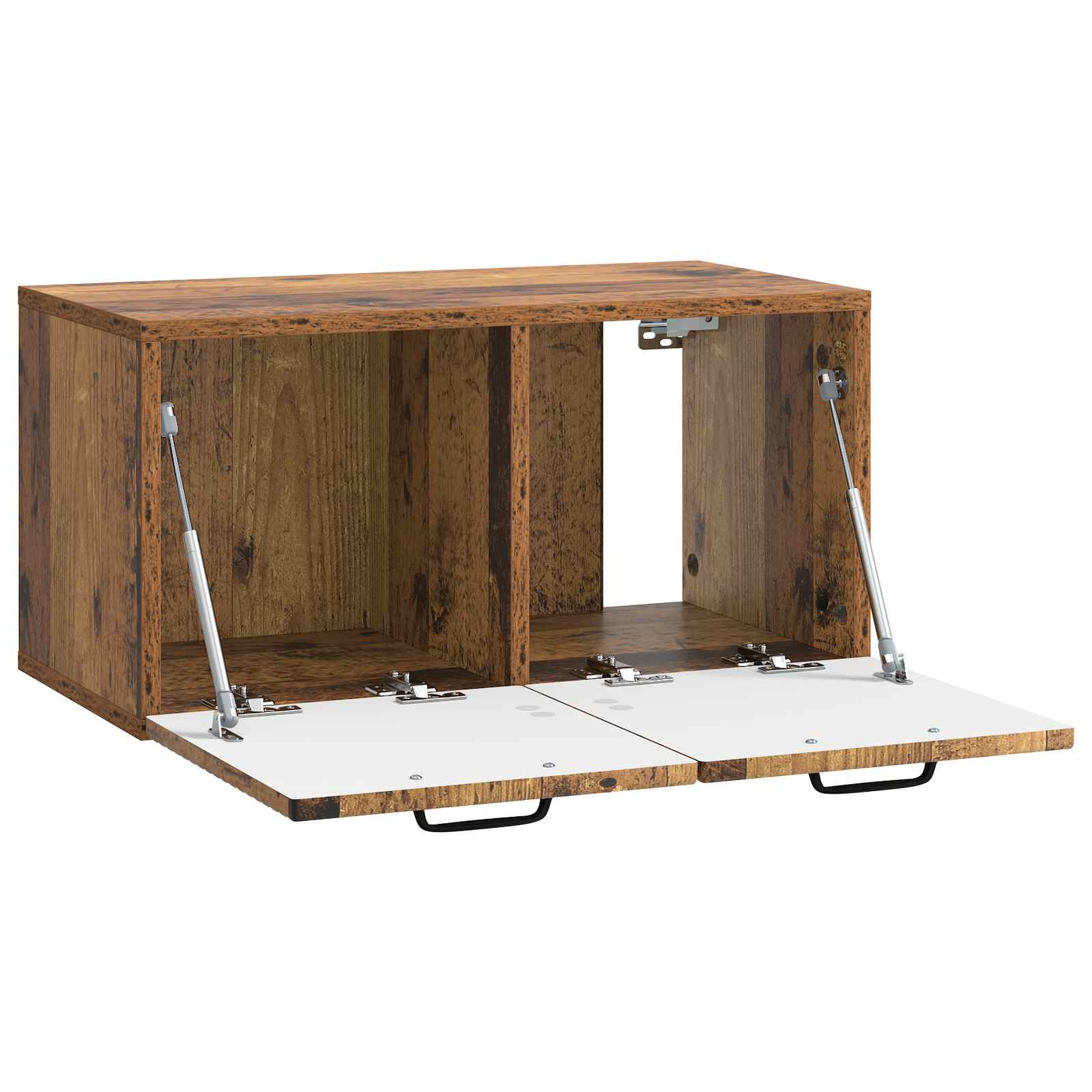 vidaXL Wall-Mounted TV Cabinet Wall-mounted Old Wood 59.5 x 31 x 30 cm 5