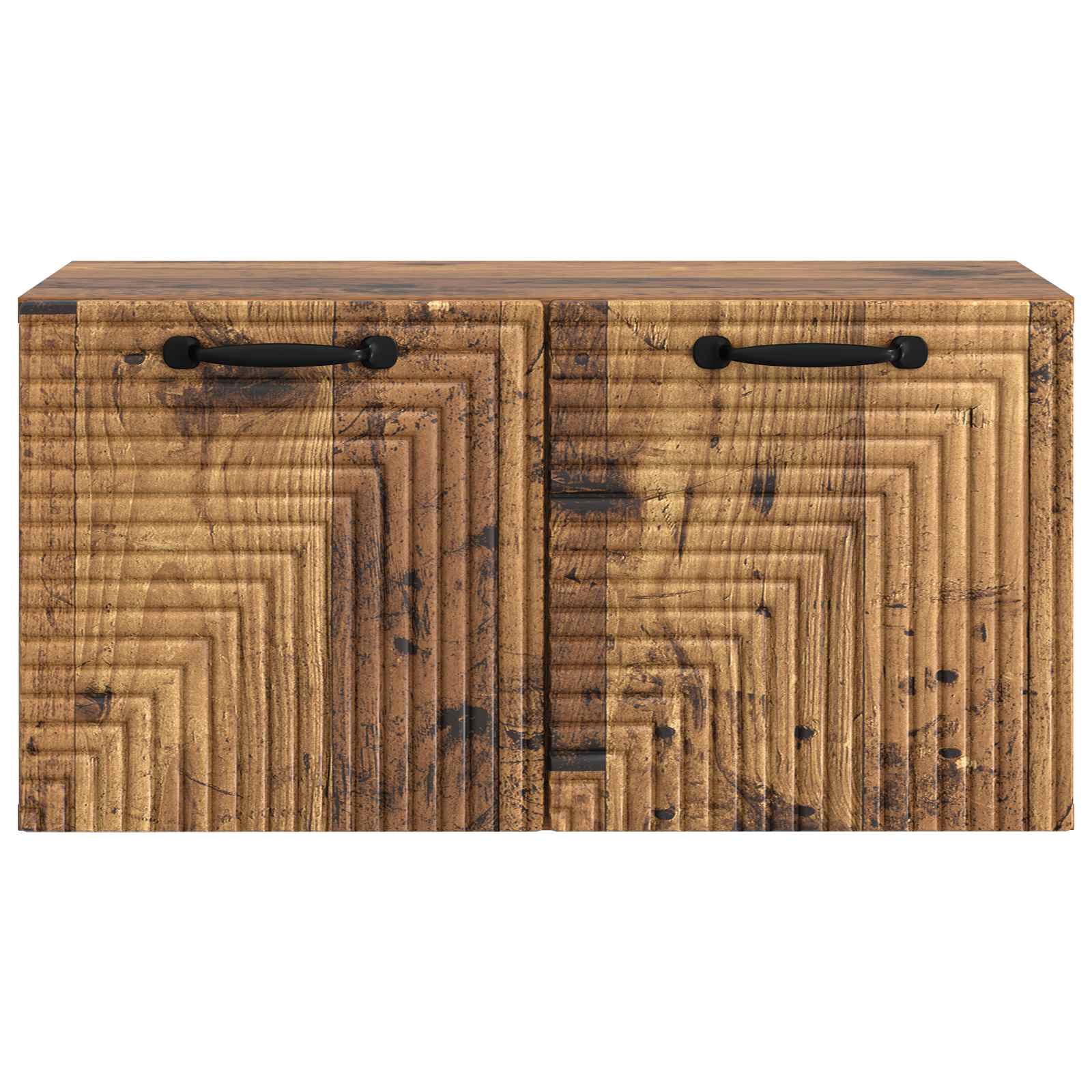 vidaXL Wall-Mounted TV Cabinet Wall-mounted Old Wood 59.5 x 31 x 30 cm 6