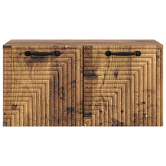 vidaXL Wall-Mounted TV Cabinet Wall-mounted Old Wood 59.5 x 31 x 30 cm 6