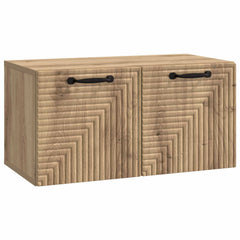 vidaXL Wall-Mounted TV Cabinet 59.5 x 31 x 30 cm Artisan Oak 2