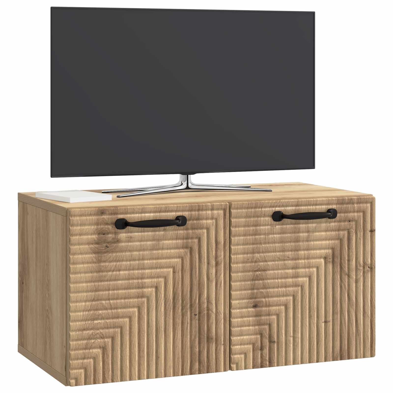 vidaXL Wall-Mounted TV Cabinet 59.5 x 31 x 30 cm Artisan Oak 3