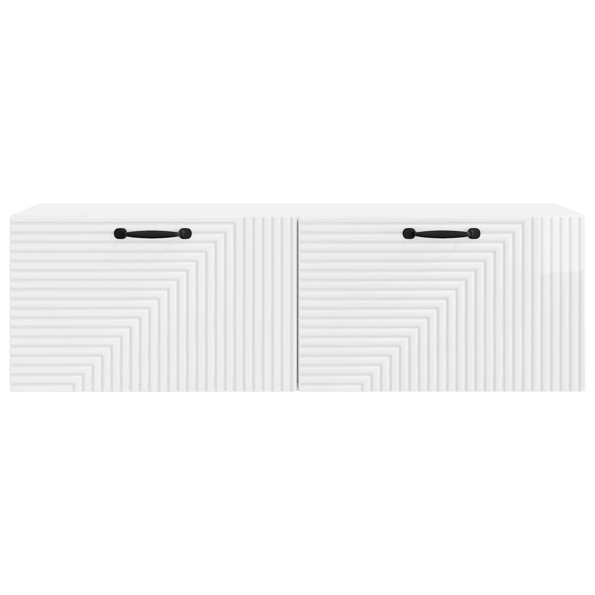 Wall-Mounted TV Cabinet 98 x 31 x 30 cm High gloss white
