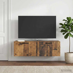 Wall-Mounted TV Cabinet 98 x 31 x 30 cm Old wood
