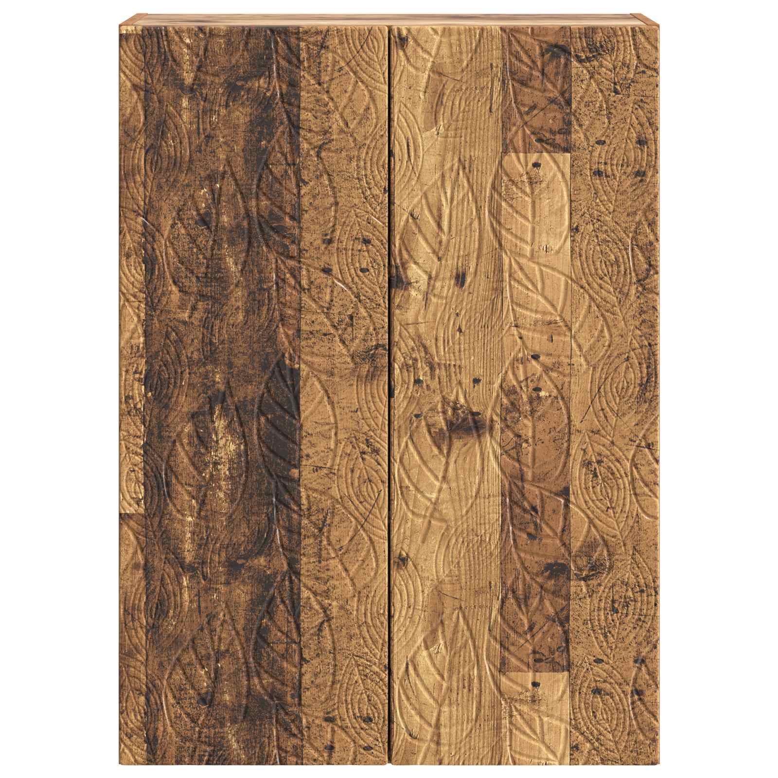 vidaXL Wall-Mounted Cabinet 66 x 34.5 x 90 cm Engineered Wood Old Wood 4