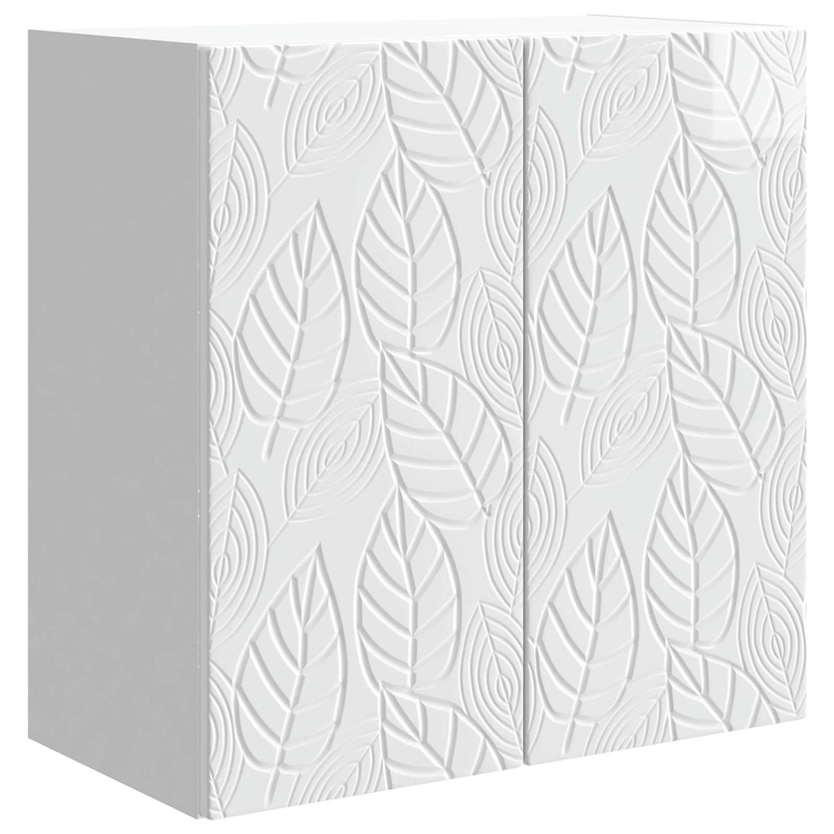 Wall-Mounted Cabinet 59 x 31 x 60 cm Engineered Wood High gloss white