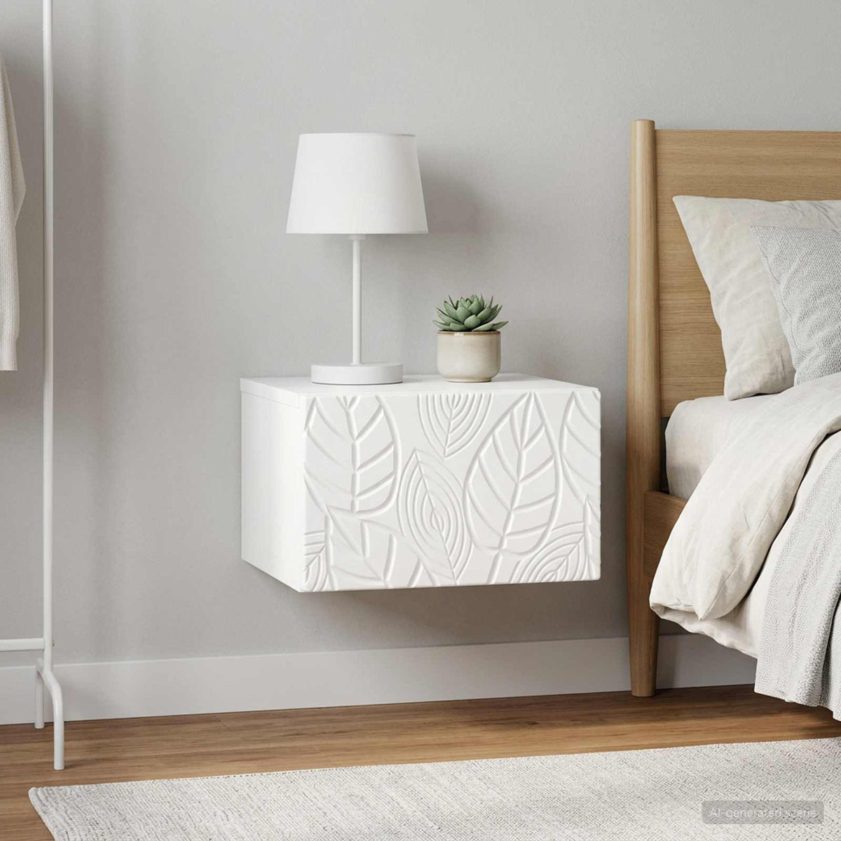 vidaXL Wall-Mounted Side Table 34.5 x 33 x 20 cm