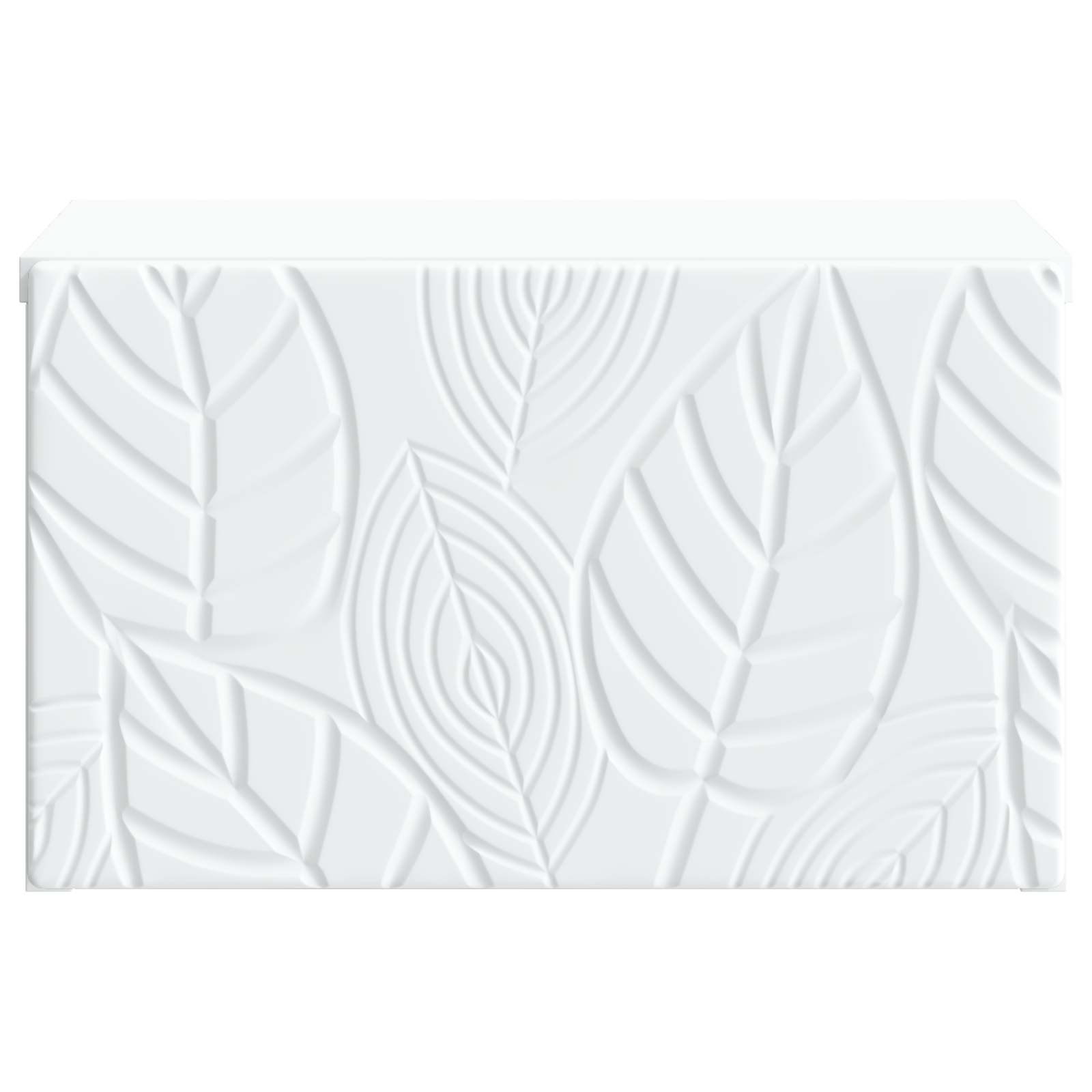 vidaXL Wall-Mounted Bedside Cabinet White 49 x 34.5 x 20 cm 4