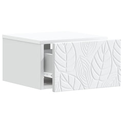 vidaXL Wall-Mounted Bedside Cabinet 2 pcs White 49 x 34.5 x 20 cm 5