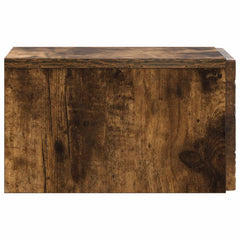 vidaXL Wall-Mounted Bedside Cabinet Smoked Oak 49 x 34.5 x 20 cm 5