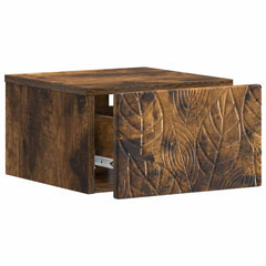 vidaXL Wall-Mounted Bedside Cabinet 2 pcs Smoked Oak 49 x 34.5 x 20 cm 5