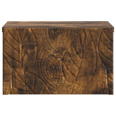 vidaXL Wall-Mounted Bedside Cabinet 2 pcs Smoked Oak 49 x 34.5 x 20 cm 6