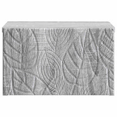 vidaXL Wall-Mounted Bedside Cabinet 2 pcs Grey Sonoma 6