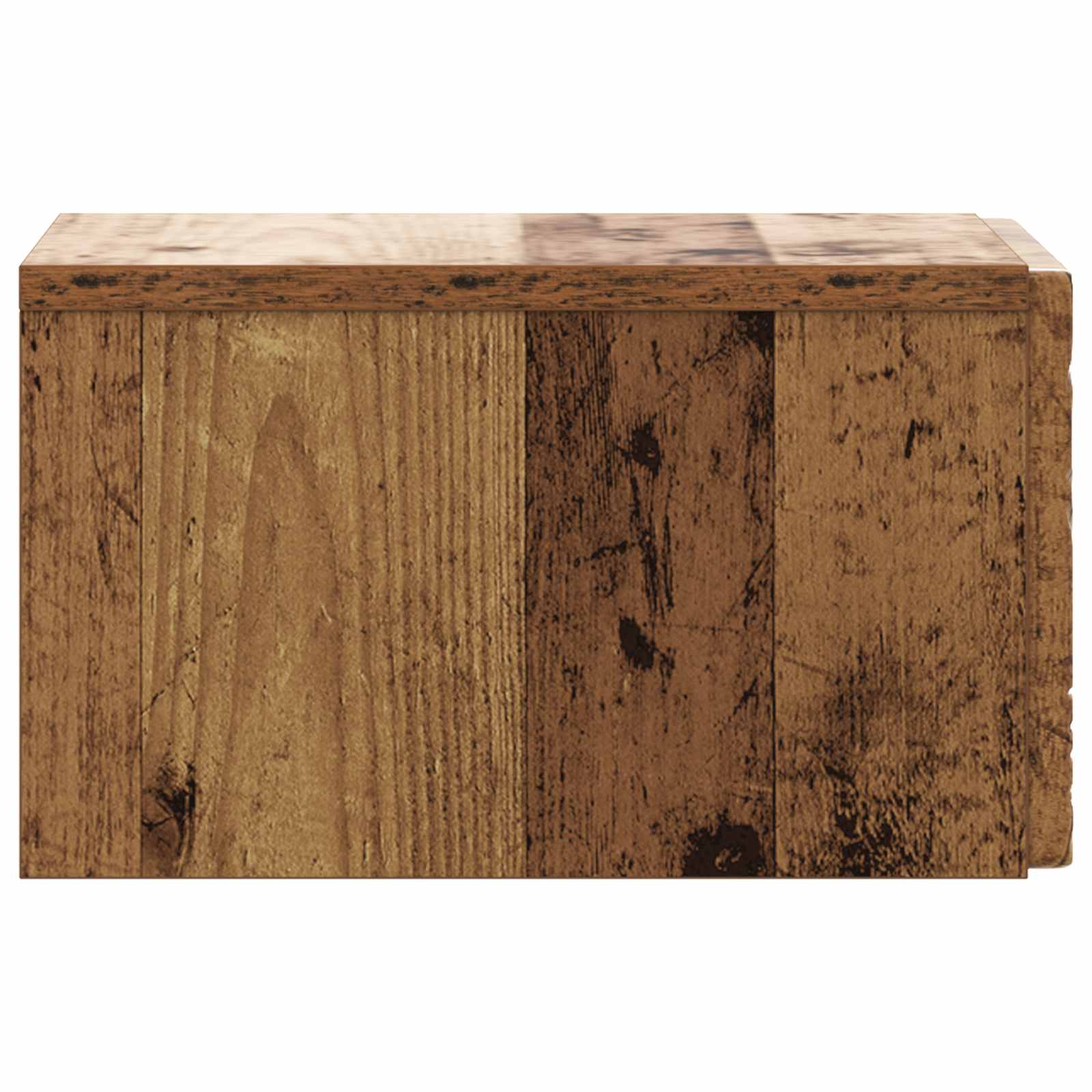 vidaXL Wall-Mounted Bedside Cabinet Old Wood 49 x 34.5 x 20 cm 5