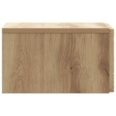 vidaXL Wall-Mounted Bedside Cabinet Artisan Oak 49 x 34.5 x 20 cm 5