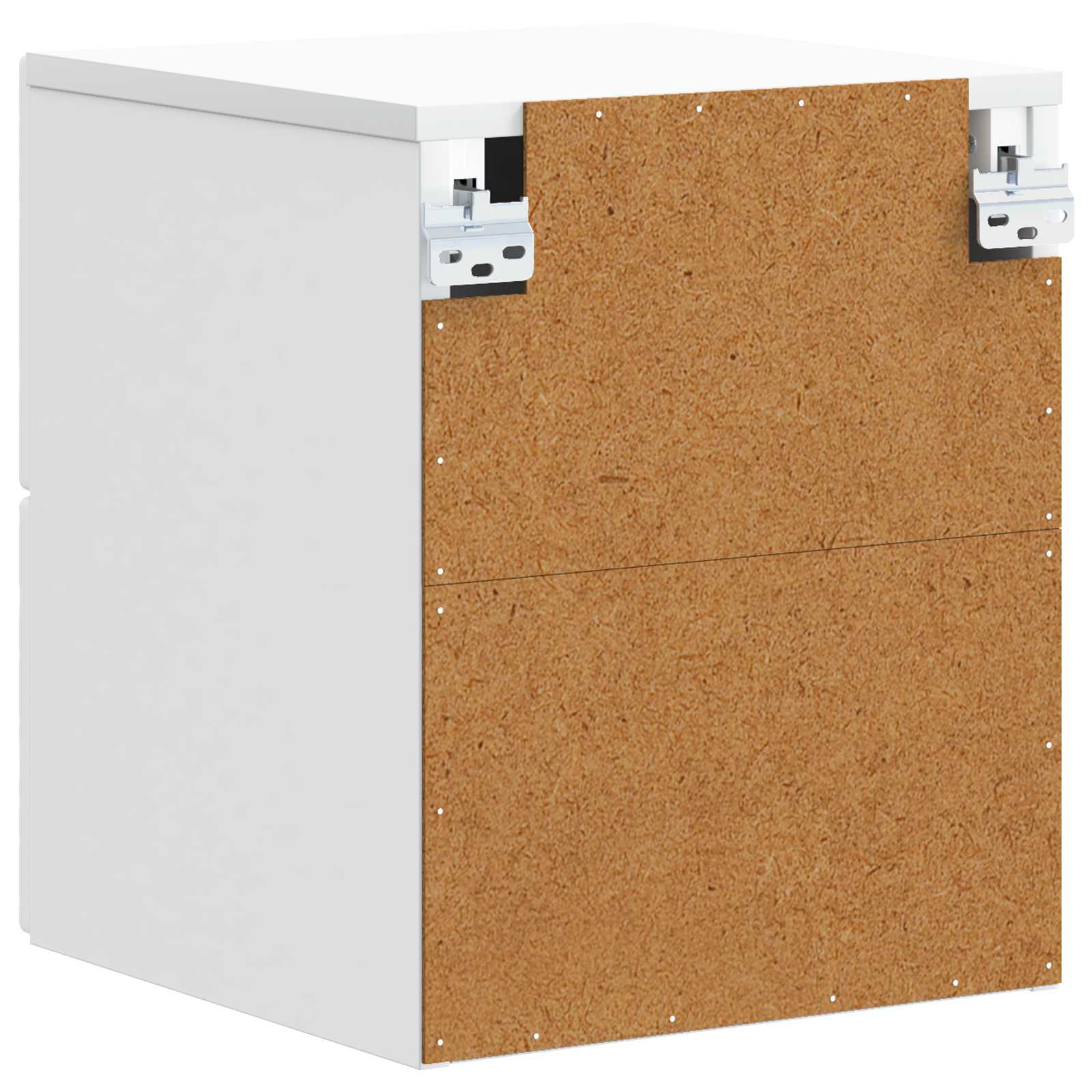 vidaXL Wall-Mounted Bedside Cabinet White 34.5 x 33 x 40 cm 6