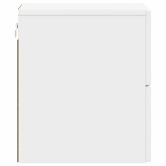 vidaXL Wall-Mounted Bedside Cabinet White 34.5 x 33 x 40 cm 5